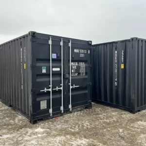 VENTA DE CONTENEDOR MARÍTIMO DE 20X8 PIES NEGRO SAN JUAN, PUERTO RICO