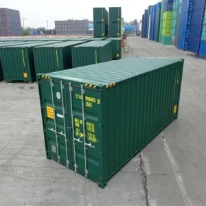 CONTENEDOR DE 20X9'6 PIES VERDE EN VENTA SAN JUAN, PUERTO RICO
