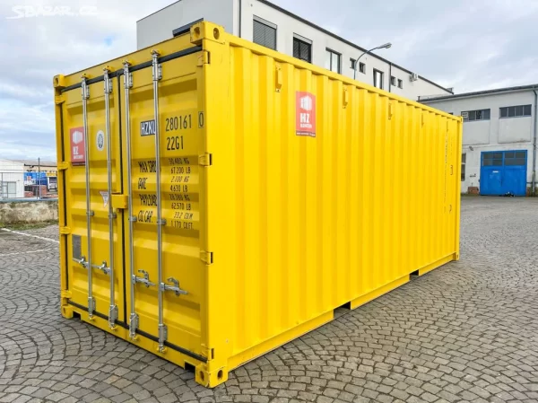CONTENEDOR MARÍTIMO 20X8 PIES AMARILLO EN VENTA PUERTO RICO