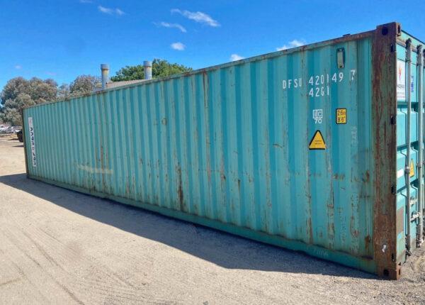 CONTENEDOR MARÍTIMO USADO DE 40 PIES EN VENTA