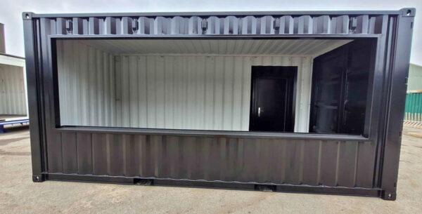 TIENDA CONTENEDOR DE 20X8 PIES (NEGRO)