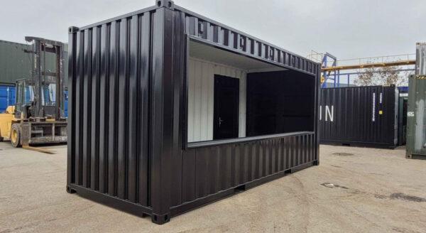 VENTA DE TIENDA EN CONTENEDOR DE 20 PIES - COLOR NEGRO