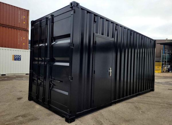 OFICINA CONTAINER NEGRO Y BLANCO EN VENTA