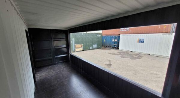 VENTA DE TIENDA EN CONTENEDOR DE 20 PIES - COLOR NEGRO