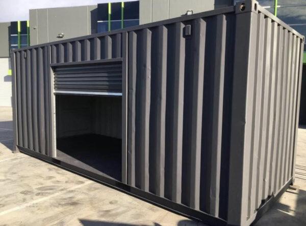 VENTA DE 20X8 PIES CONTENEDOR USADO CON ROLLING DOOR EN BAYAMON, PR