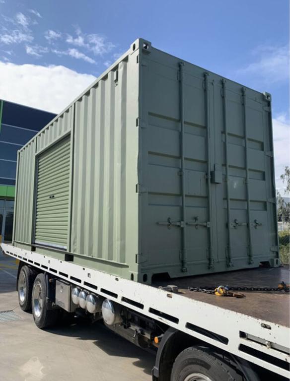 20X9’6 PIES CONTENEDOR USADO CON ROLLING DOOR EN VENTA COSTA RICA