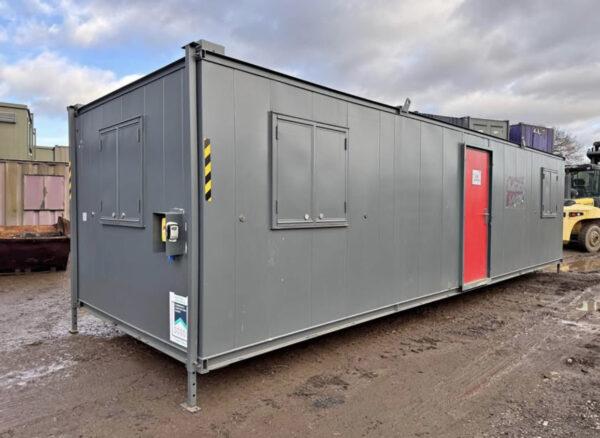 OFICINA PORTÁTIL ANTI VANDÁLICA DE 32FT X 10FT EN VENTA