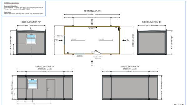 OFICINA PREFABRICADA DE 20 x 10 PIES EN PUERTO RICO