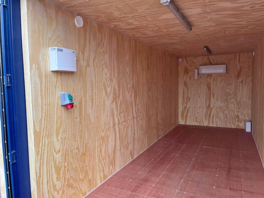 CONTENEDOR INSULADO DE 20 PIES – AZUL EN VENTA PUERTO RICO